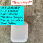 Newest TWS Air 2nd H1 Chip Bluetooth Wireless Earphone Renamed+Wireles